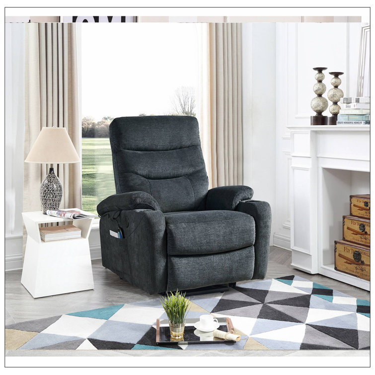 Latitude Run Electric Power Lift Recliner ChairWith Massage And